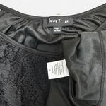 Love j Plus 2X / XXL Black lace exposed shoulder whimsigoth grunge short sleeve blouse Photo 4