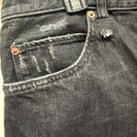 We The Free  People Makai High Waisted Cut Off Denim Shorts Rocky Beach Black Photo 4