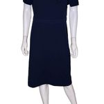 London Times Women’s Colleen Dress in Solid Navy Blazer Sz 12 Photo 1