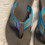 CHACO SANDALS size 8 excellent condition color teal/orange see all photos Photo 3