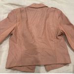 Rebecca Minkoff Wes Perforated Lambskin Leather Moto Jacket Blush Photo 7