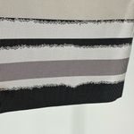 Hugo Boss Boss Vistripy Textured Stripe Neutral Pencil Skirt size US 8 Photo 7