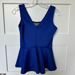 Finn and Clover  Peplum Sleeveless Blouse Photo 4