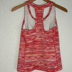 The North Face  Orange Stripe Athletic Nylon Tank Top Vapor Wick Medium Photo 3