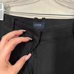 J.Crew Linen Blend Black Pleated Front Straight Leg Slack Trouser Pants Career Photo 3