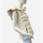 Ymi NWOT Winter Puffer Vest With Faux Fur Trimmed Hood LG Photo 2