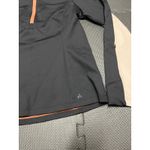 AETHER Women's 1/2 Zip Sleeve Pocket Sweater in Black Medium Athletic‎ Photo 1
