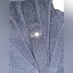 it's our time Y2K dark gray knit button up hooded cardigan Photo 3