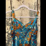 NWT Sofia Jeans Women's Slip Midi Dress, floral, size Small Blue Photo 3