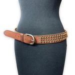 J.Crew EUC  3D Embellished Leather‎ Belt Photo 1