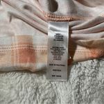 41 Hawthorn Size S Peach White Plaid Knit Pencil Dress NWT Stretch Summer Career Orange Photo 4