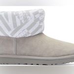 UGG NWOB  Classic Mini Jersey Stripe Boot in Gray Photo 0