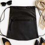 Orciani RARE Black Leather Honeycomb Embossed Backpack Tote NWOT Large 14.5x17 Photo 2