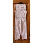 Paige Cirie White Sleeveless Denim Jumpsuit - Size 8 (New) Photo 6