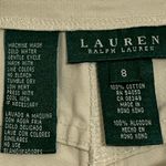 Lauren by Ralph Lauren womens Cargo Pants Cream Size 8 Photo 5