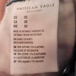 American Eagle AE Light Wash Denim Super Stretch Hi Rise Shortie Shorts Photo 5
