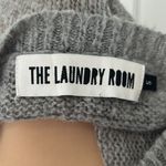 The Laundry Room  But First Yoga Gray Sweater Photo 5