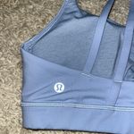 Lululemon Energy Bra Size 6 Blue Linen Photo 4