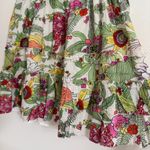 Love the Label Tiered Floral Mini Skirt Size Large Smocked Waist Pink Photo 4