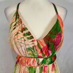 Venus  beautiful tropical print Grecian style maxi dress size 2 Photo 4
