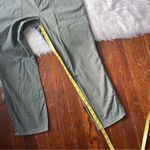 Pistola  Olive Green Khaki Pants Cropped Straight Slim NWOT Photo 7