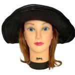 Eugenia Kim Vintage Black Woven Wide Photo 1