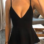 H&M deep v plunge neck peplum cami Photo 0