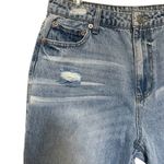 No Boundaries  Jeans Juniors Sz 11 High Rise Distressed Light Wash Stretch Ankle Photo 6