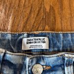 ZARA Trafulec high rise straight leg light wash jeans 4 Photo 5