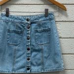 Brandy Melville Denim Jean Mini Skirt one size Photo 5