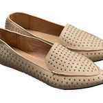 Chase and Chloe Beige Studded Pointed Toe Faux Leather Slip On Flats Size 6 Photo 0