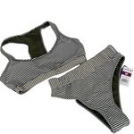 Vigoss Striped Two Piece Bikini Swimsuit New with tags Size Medium Photo 0