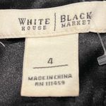 White House | Black Market 🌺BLACK HOUSE WHITE MARKET STRAPLESS BLACK COCKTAIL DRESS WITH BOW SIZE 4🌺 Photo 6