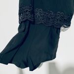 Parker Black Sleeveless Romper Jumpsuit Photo 6