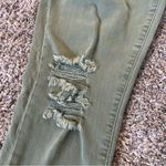 Vervet Women’s Distressed Green Cropped Jeans Sz 29 Photo 3