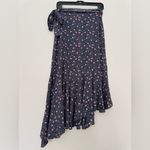 Apiece Apart  Rosita Wrap Skirt in Navy Night Floral Size 2 Photo 3