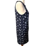 Everly white hummingbird print sheath dress with back cut out and two white butt Photo 2