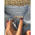 Faherty  Breeze Striped Linen Blend Buttondown Shirt Small layered boho classic Photo 4