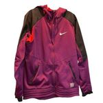 Nike  Womens Hyper Elite Jacket Long Sleeve‎ Purple Orange Full Zip Size Large Photo 0