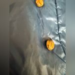 Vintage 70s Glenbrooke Mod Shiny Blue Puffer Coat Faux Fur Collar M/L Ski‎ Style Size undefined Photo 10