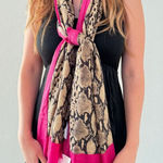 Bijoux Terner  Snake Skin Print Shawl- Scarf Photo 0