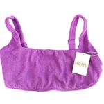 Show Me Your Mumu Hot Tub Bikini Top in Ultra Violet Scrunch 2X NWT Photo 3