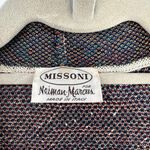 Missoni Vintage  For Neiman Marcus Women's Multicolor Abstract Cardigan Sweater M Photo 7