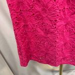 Sigrid Olsen Sigrid Olson Pink Floral Eyelet Dress Sleeveless 100% Cotton Womens L New Spring Photo 9