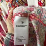 Shelby & Palmer Shelby & Palmer Red and Pink A-Line Midi Dress Casual Crew Neck Short Sleeve Photo 9