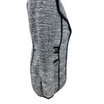 Laundry by Shelli Segal  Black Gray Flare Coat Jacket Womens Size 6 Contrast Trim Photo 6