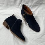 Pikolinos Womens Navy Blue Suede Zip Up Ankle Boots Size 36 Photo 1