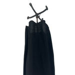 Eileen Fisher Vintage Viscose Linen Blend Midi Maxi Dress Keyhole PL Petite Photo 3