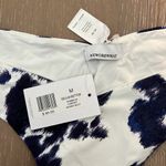 We Wore What  Delilah Bikini Bottom Cowhide Navy Blue‎ M Photo 2