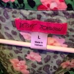 Betsey Johnson Leopard Print scrub top Photo 2